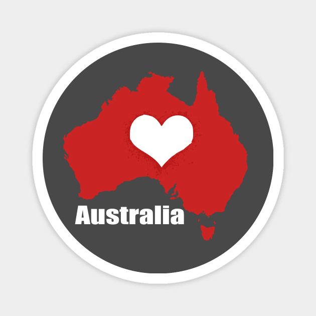 australia Magnet by MSB